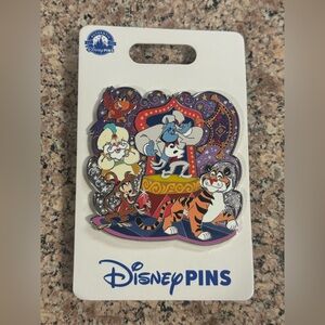 Disney Parks ALADDIN Supporting Cast Family Cluster Pin NWT